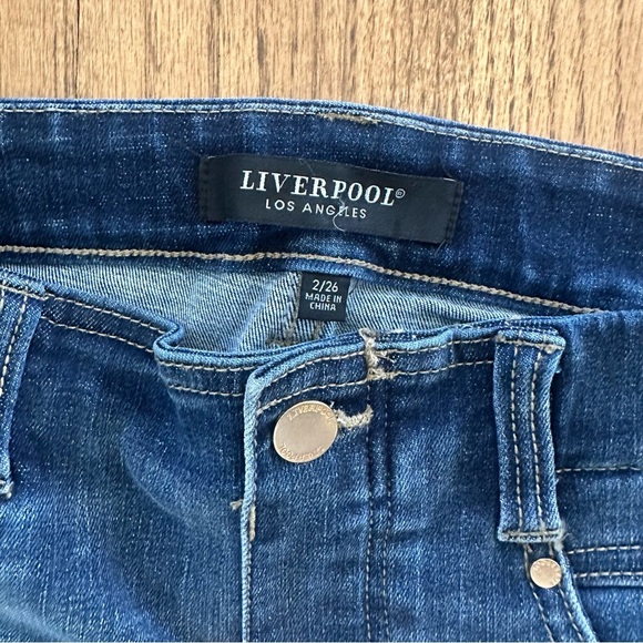 Liverpool Gia Glider Skinny Jeans Medium Dark Wash size 2/26 - Picture 7 of 10